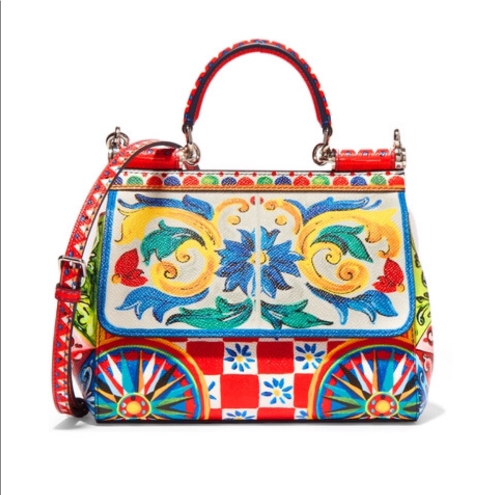 Dolce & Gabbana Sicily Small Printed Texturedleath - Picture 2 of 16